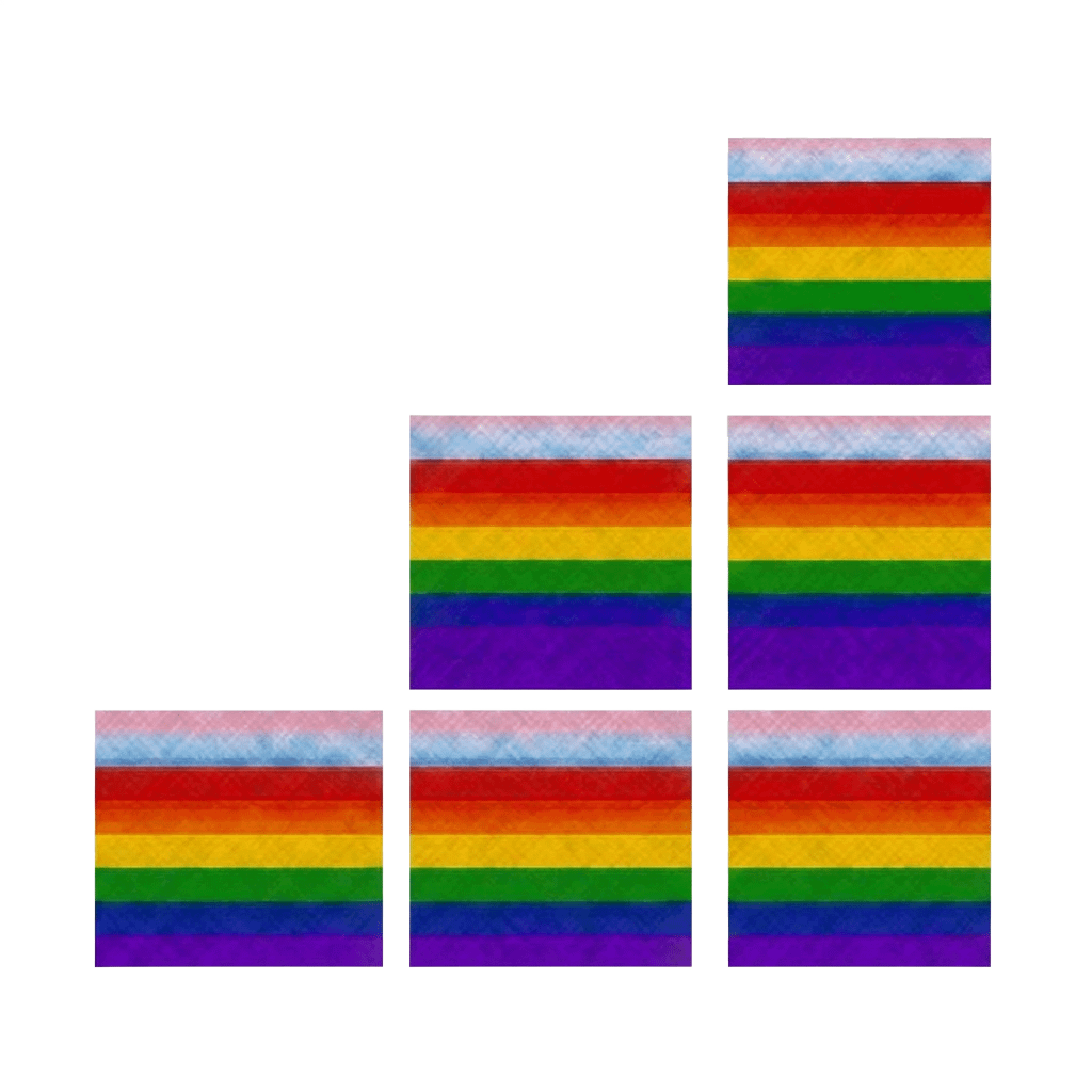 Red Flannel Workshops — Pride staircase mark